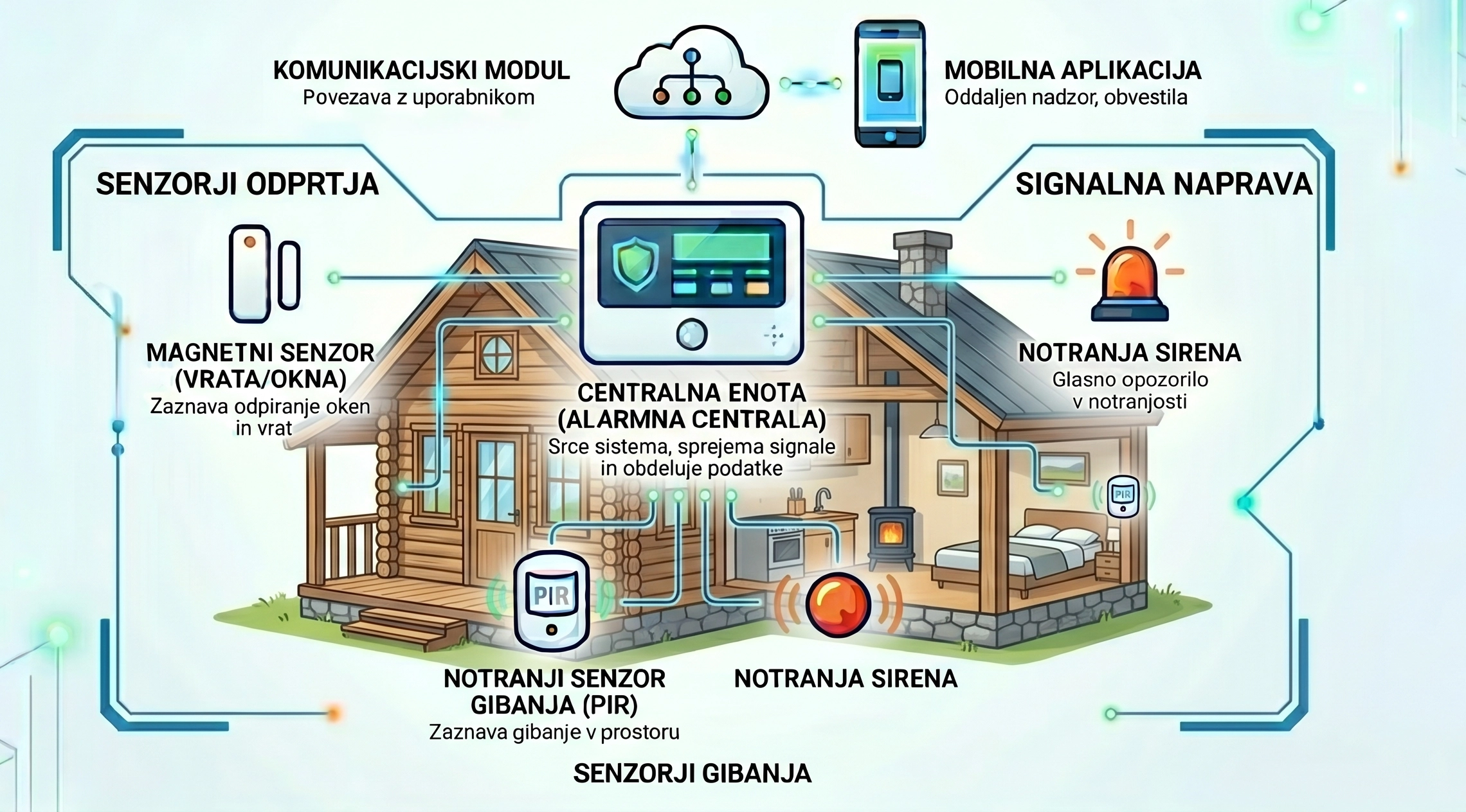 Primer uporabe počitniška hiša