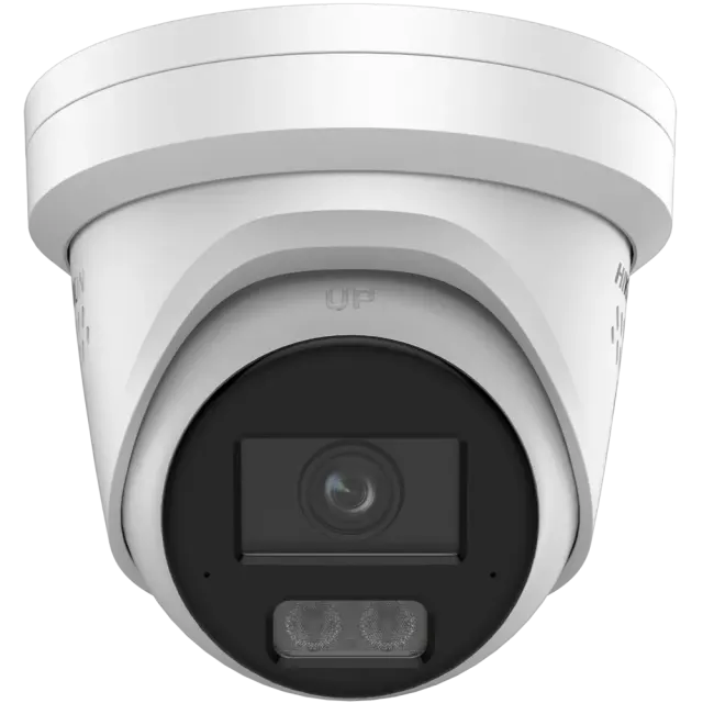 Hikvision DS-2CD23123G2-LI2UY – 12MP AcuSense Turret Camera, Smart Hybrid Light, Dual Mic