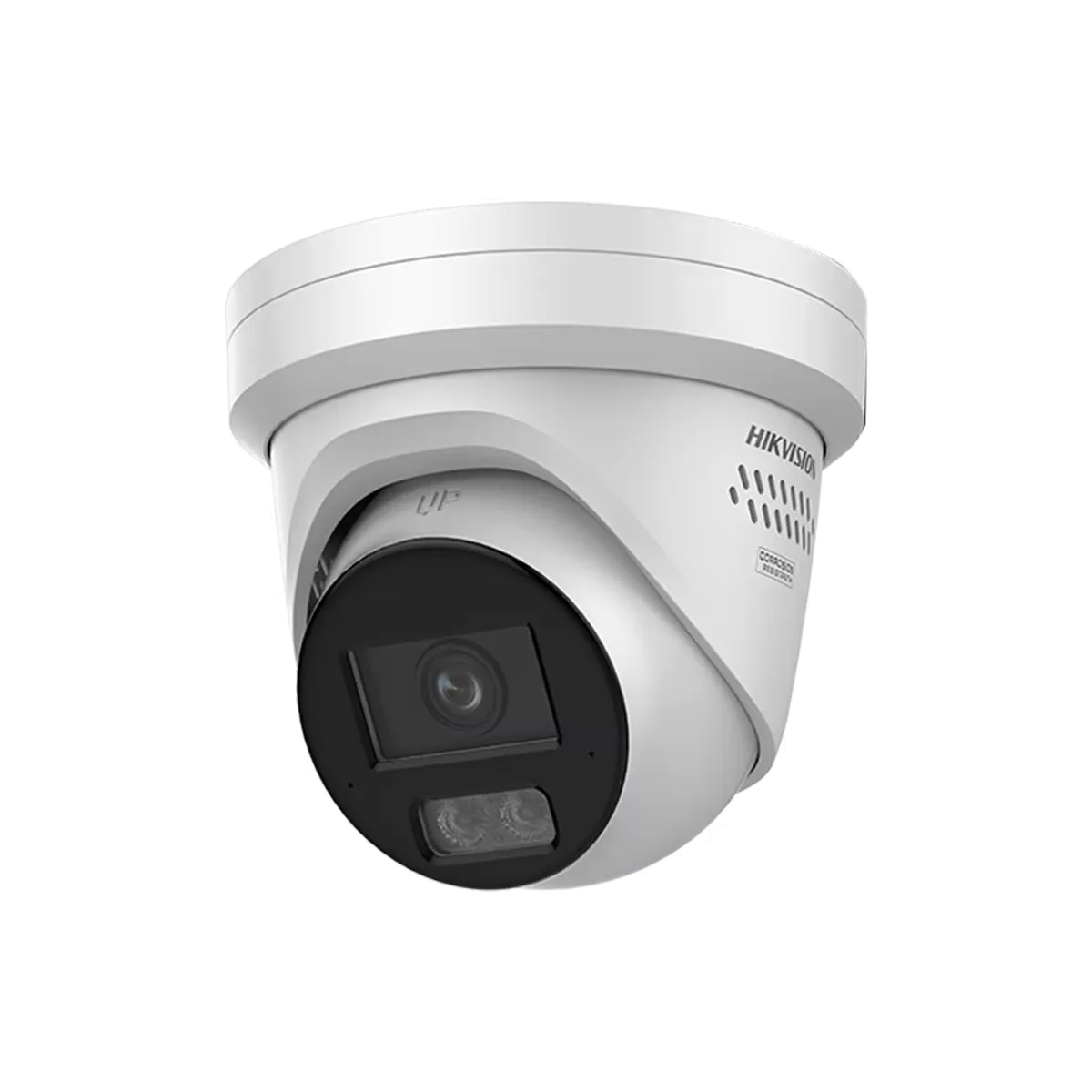 Hikvision DS-2CD23126G3-IS2UY/SL – AcuSense Turret Camera 12 MP, Strobe Light, Two-Way Audio