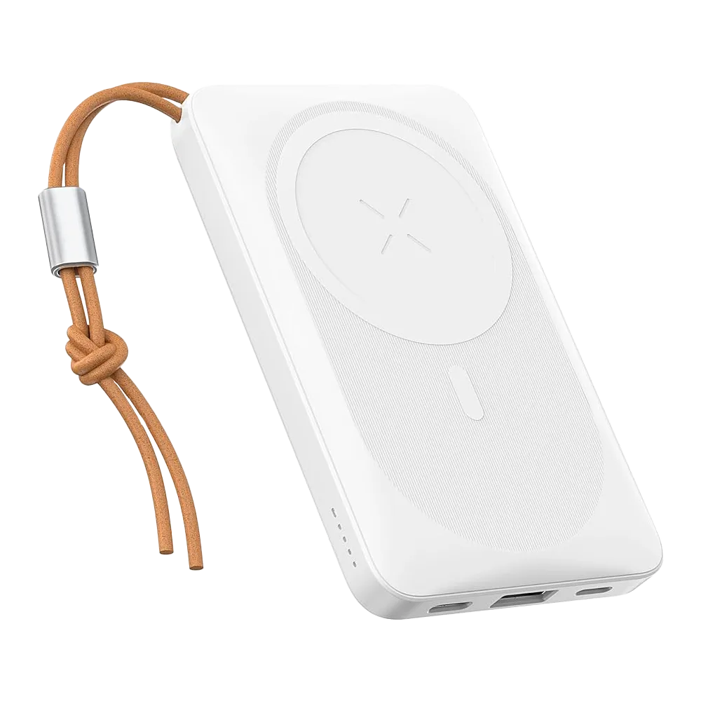 Veger VG-W1151-W – Magnetic Wireless Power Bank 10000 mAh, PD 20W, White