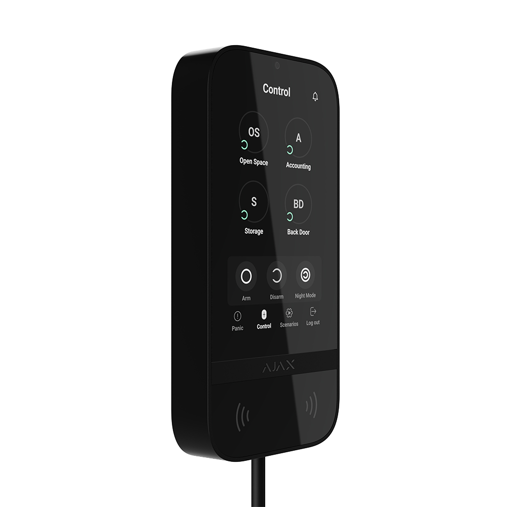 AJAX FIBRA Keypad TouchScreen BL SUPERIOR