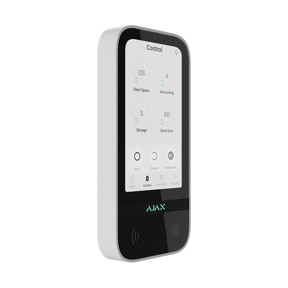 AJAX FIBRA Keypad TouchScreen WH SUPERIO AJAX FIBRA Keypad TouchScreen WH SUPERIO