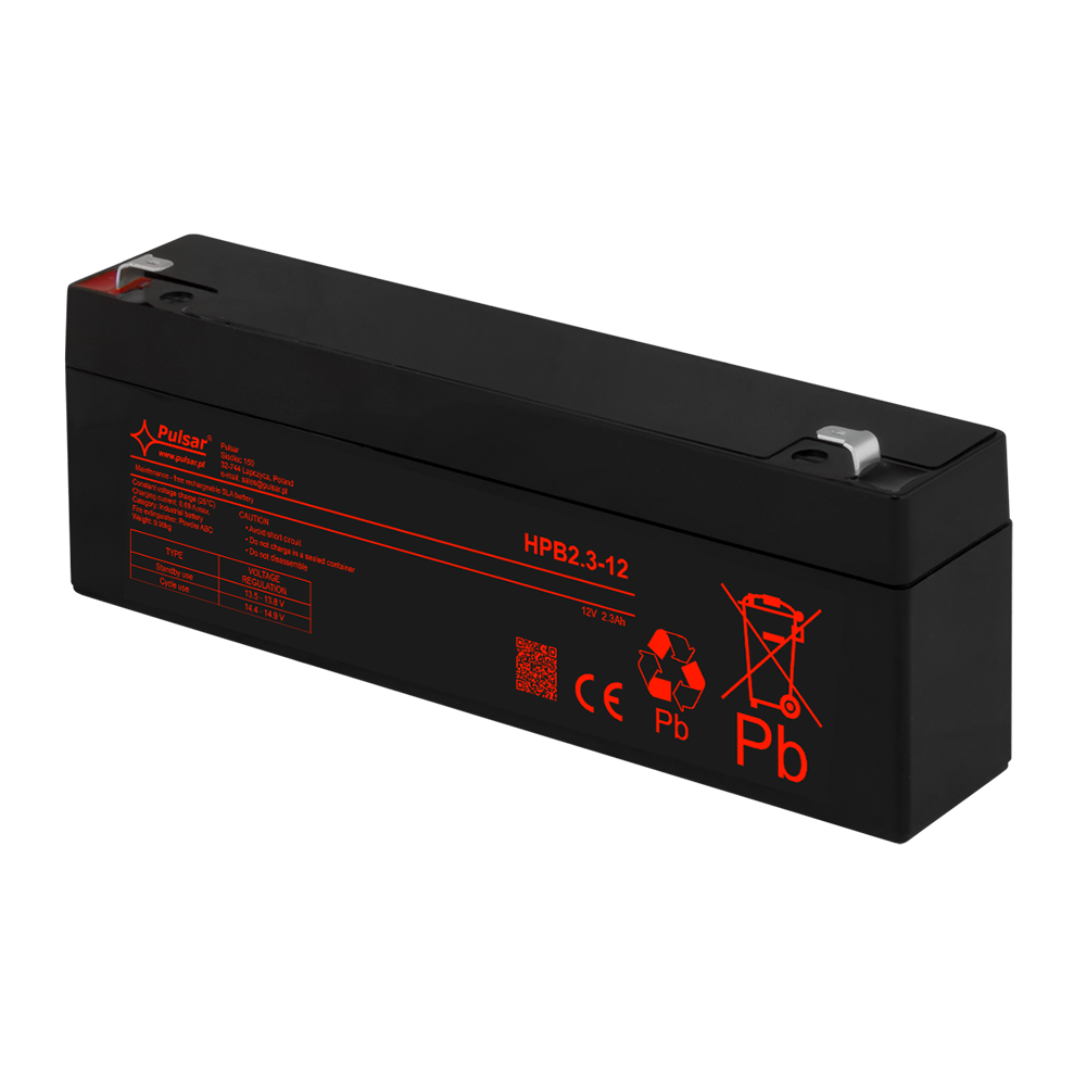 Akumulator 12V 2.3Ah