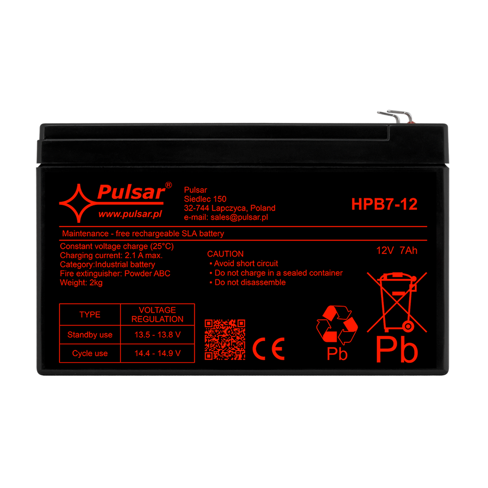 AKU 12V 7Ah