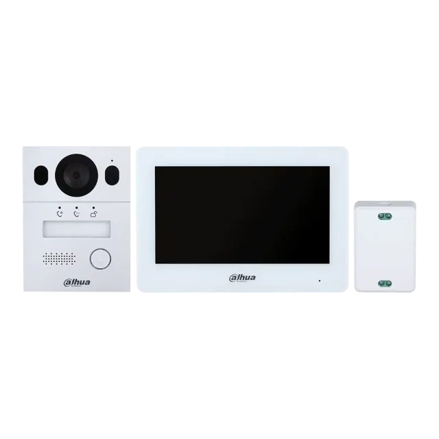 Dahua DHI-KTX01(F) – komplet video-interkoma 2-žilni hibridni, 2 MP, 7" zaslon