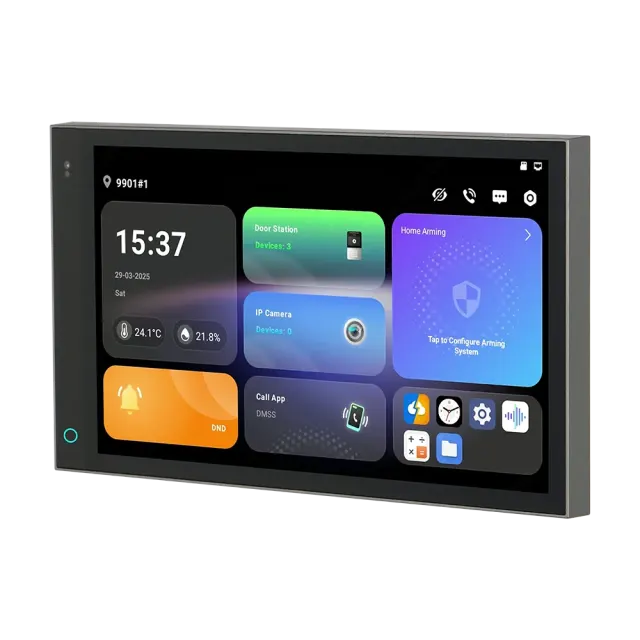 Dahua DHI-SCP3024A-B – Hibridni pametni nadzorni panel, 7" IPS, Android 14, IP/Wi-Fi/4-žično