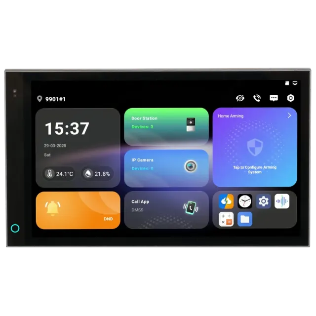 Dahua SCP3022A-B – 2-žična IP pametna nadzorna plošča, Android 14, 7" IPS