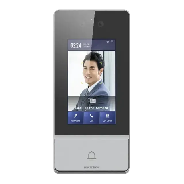 Hikvision DS-KV9503-WBE1 – IP video interkom z prepoznavo obraza, 2× 2 MP, IK08/IP65