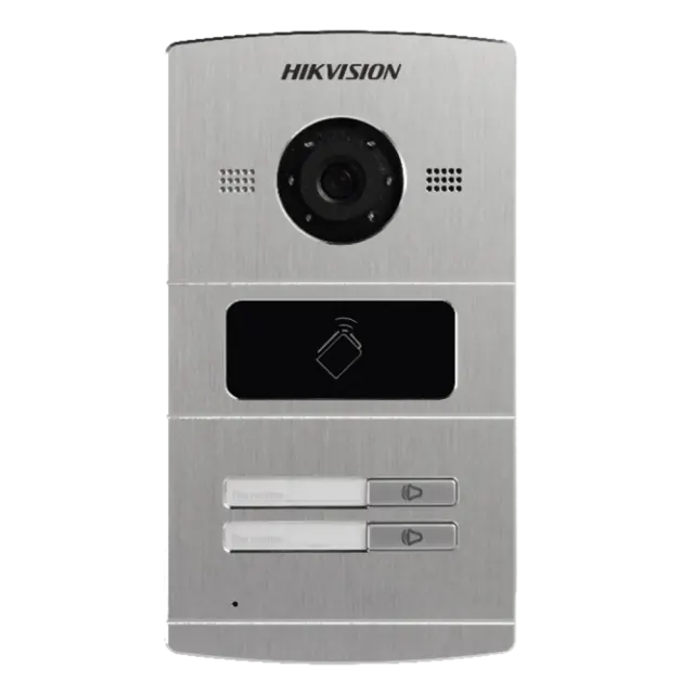 Hikvision DS-KV8202-IM – Outdoor Video Intercom Door Station, 1.3 MP, 2 Call Buttons, IP65