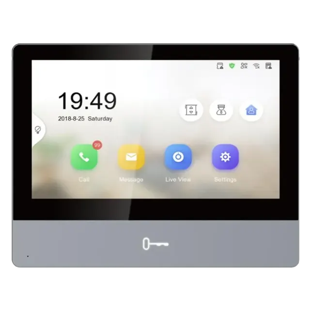 Hikvision DS-KH8350-WTE1 – Video Intercom Indoor Station, 7" IPS, PoE/Wi-Fi