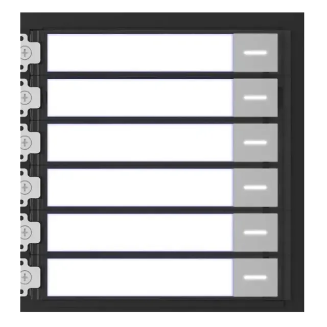 Hikvision DS-KD-KK – Nametag Module, 6 Buttons, IP65