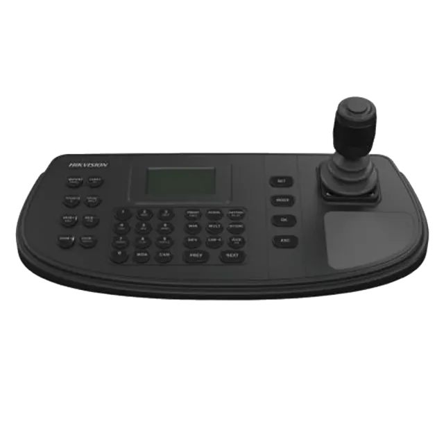 Hikvision DS-1200KI – Omrežna tipkovnica s 4-osnim joystickom in zaslonom 128×64