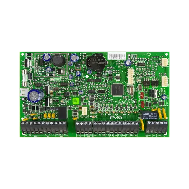 Paradox EVO192/PCB – wired alarm control panel up to 192 zones, 8 partitions, 32 doors